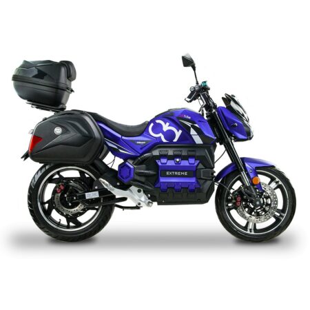 Motocykl elektryczny BILI BIKE EXTREME 6000W 72V 50Ah LIT -niebieski