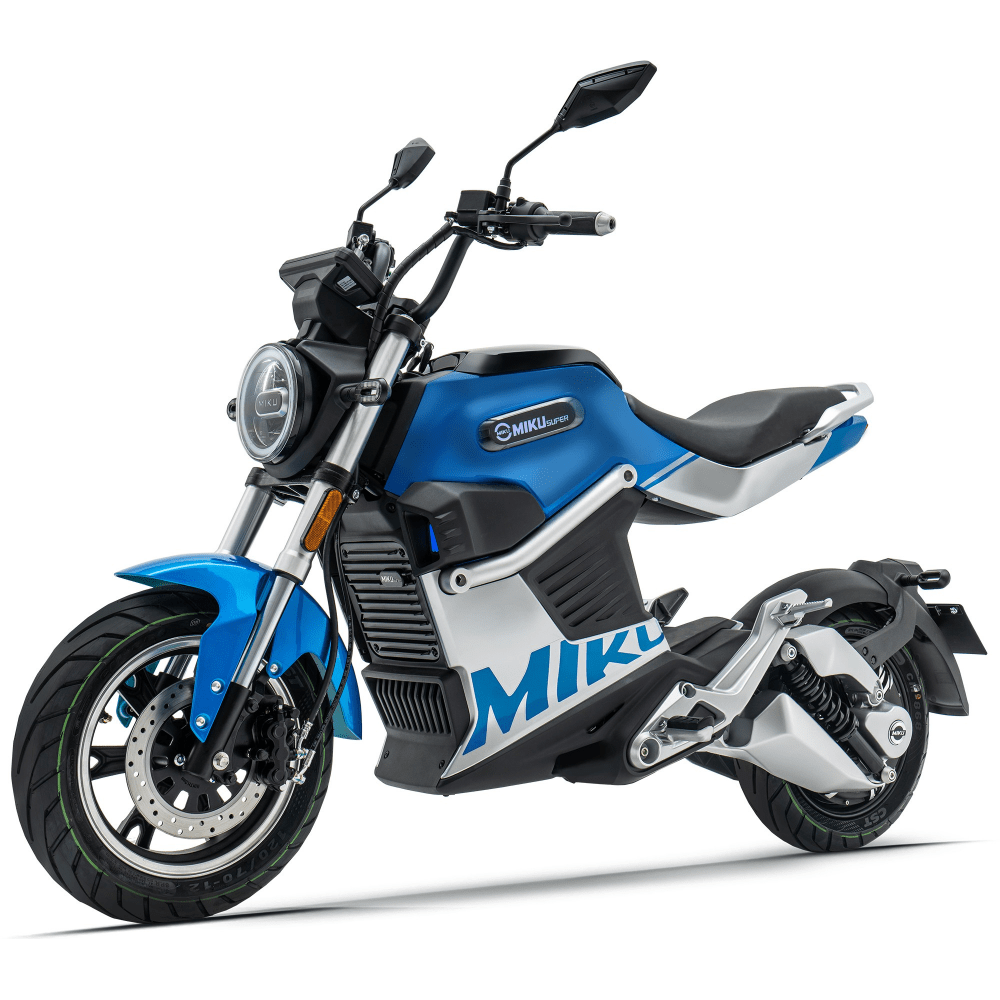 Motocykl elektryczny BILI BIKE MIKU SUPER 3000W 72V 20Ah LIT -niebieski